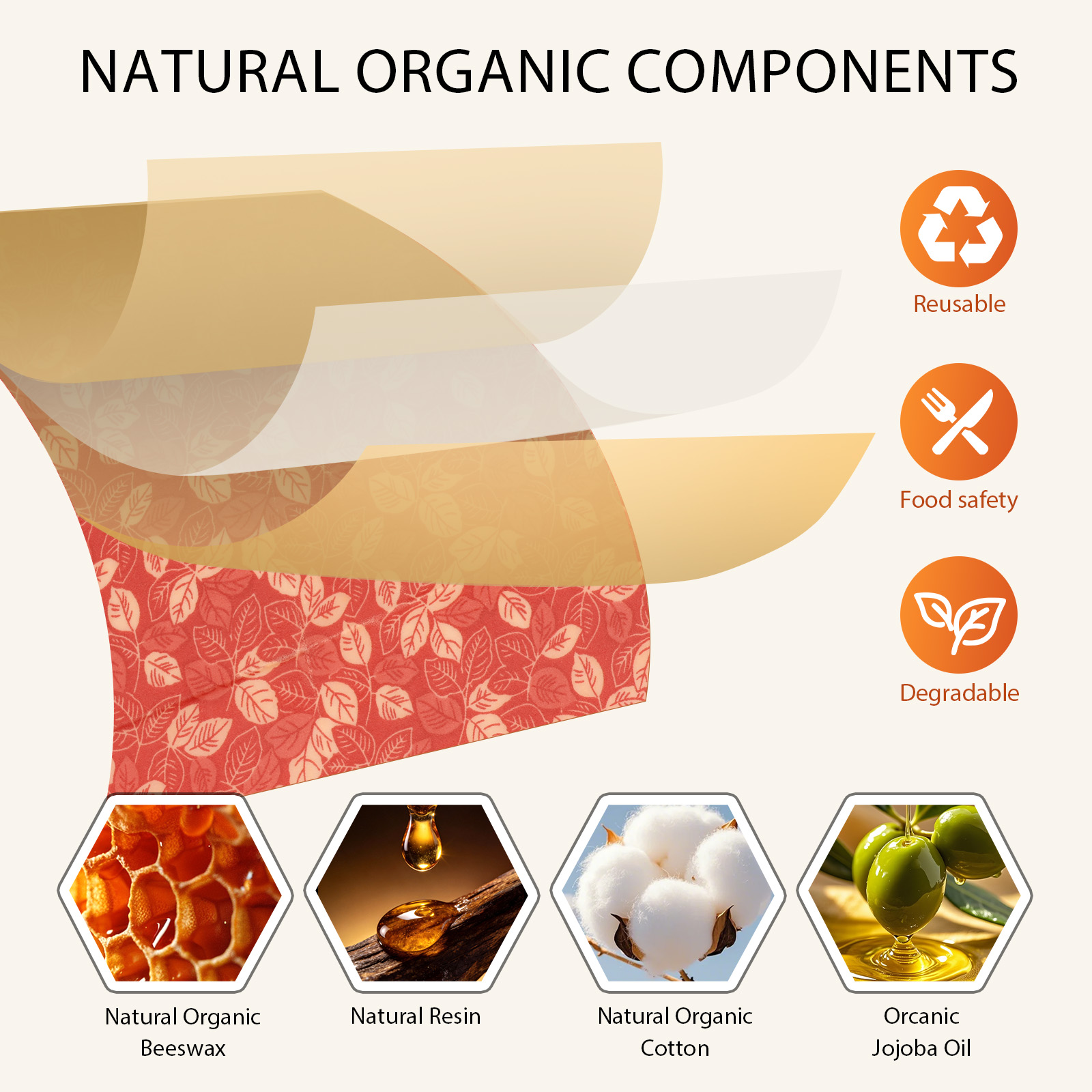 مجموعة من 11 قطعة من أغطية الط - مراجعة Beeswax Food Cover وسعره